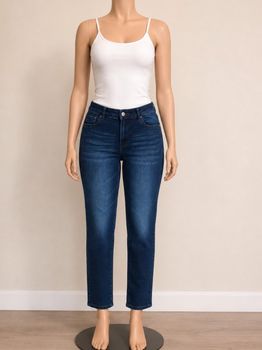 Studio a Women's Dark wash Casual Straight Leg jeans Size 22 Cotton Blend